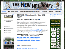 Tablet Screenshot of newnfldraft.com